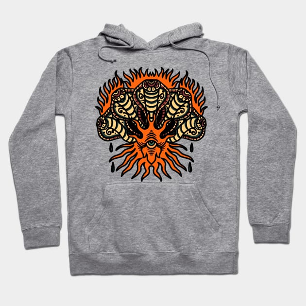 five headed cobra tattoo Hoodie by donipacoceng